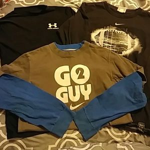 3 boys athletic long sleeves bundle